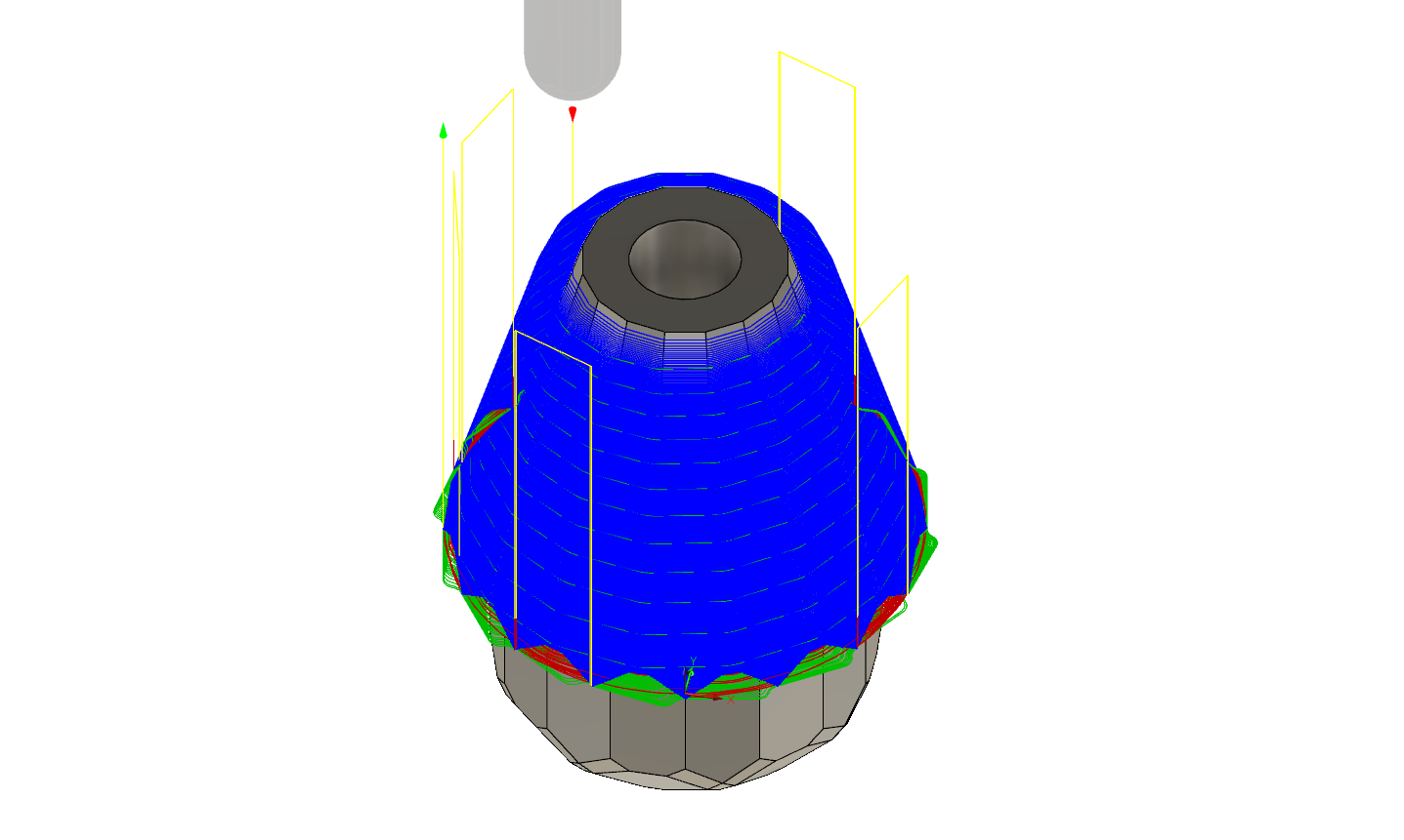 3d contour finishing bottom