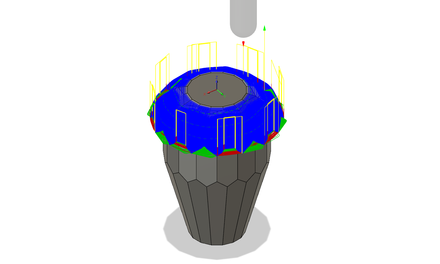 3D contour finishing top